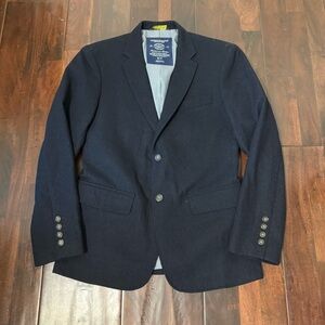 American Eagle Outfitters The Legendary Blazer Men’s Size Small Navy Black Wool
